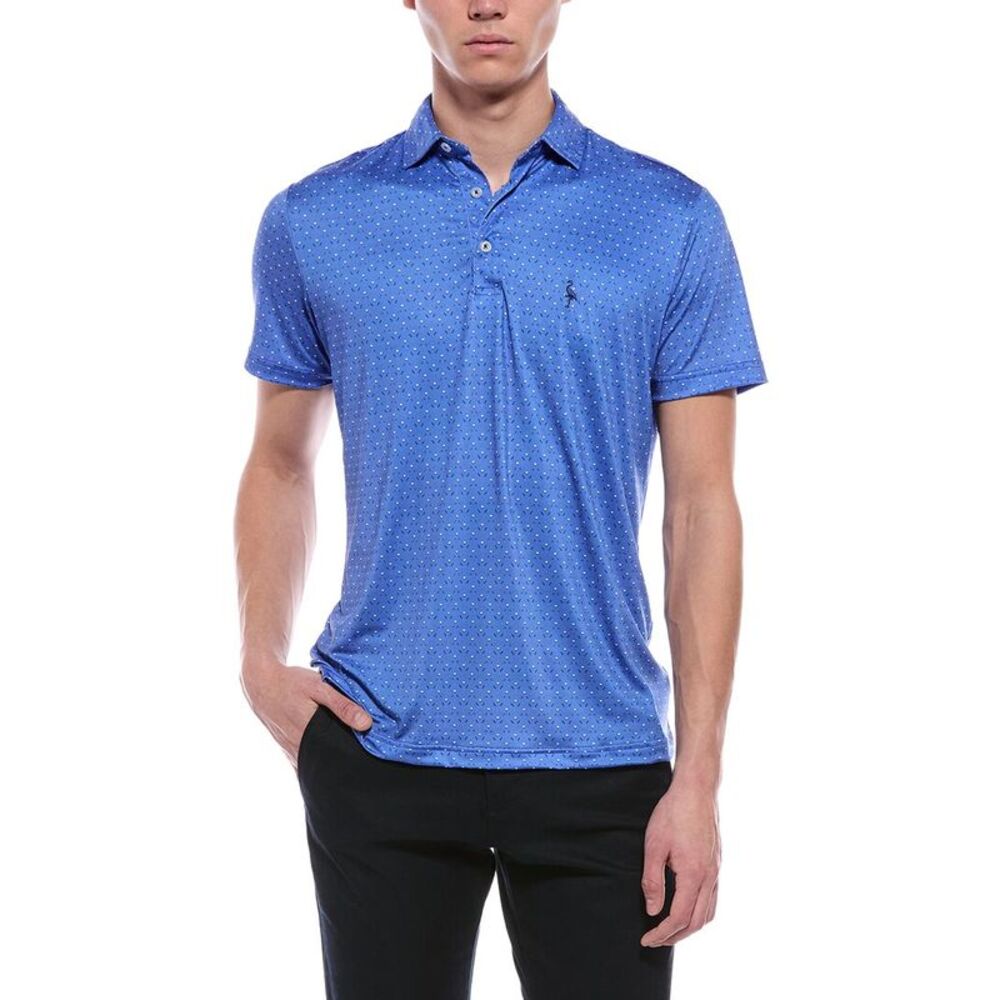 Tailorbyrd Mens  Golf Clubs Performance Polo Shirt, Blue